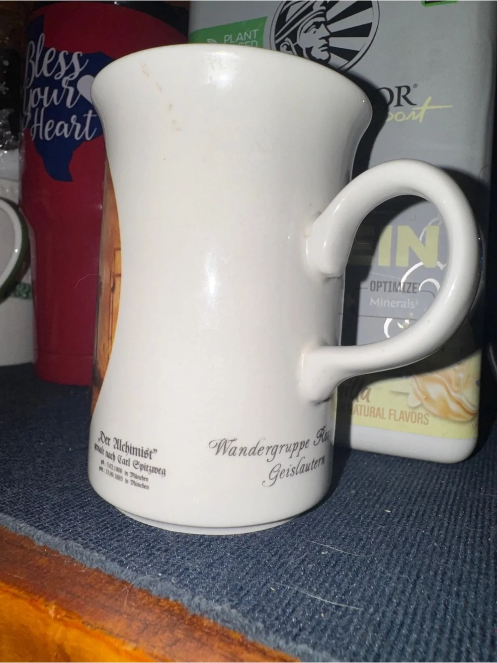 Lusa Exclusiv Ceramic Piece with Distinct Backstamp - Cream & Brown